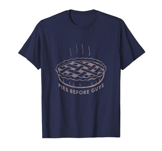 Funny Retro Pies Before Guys Vintage Style Thanksgiving T-Shirt