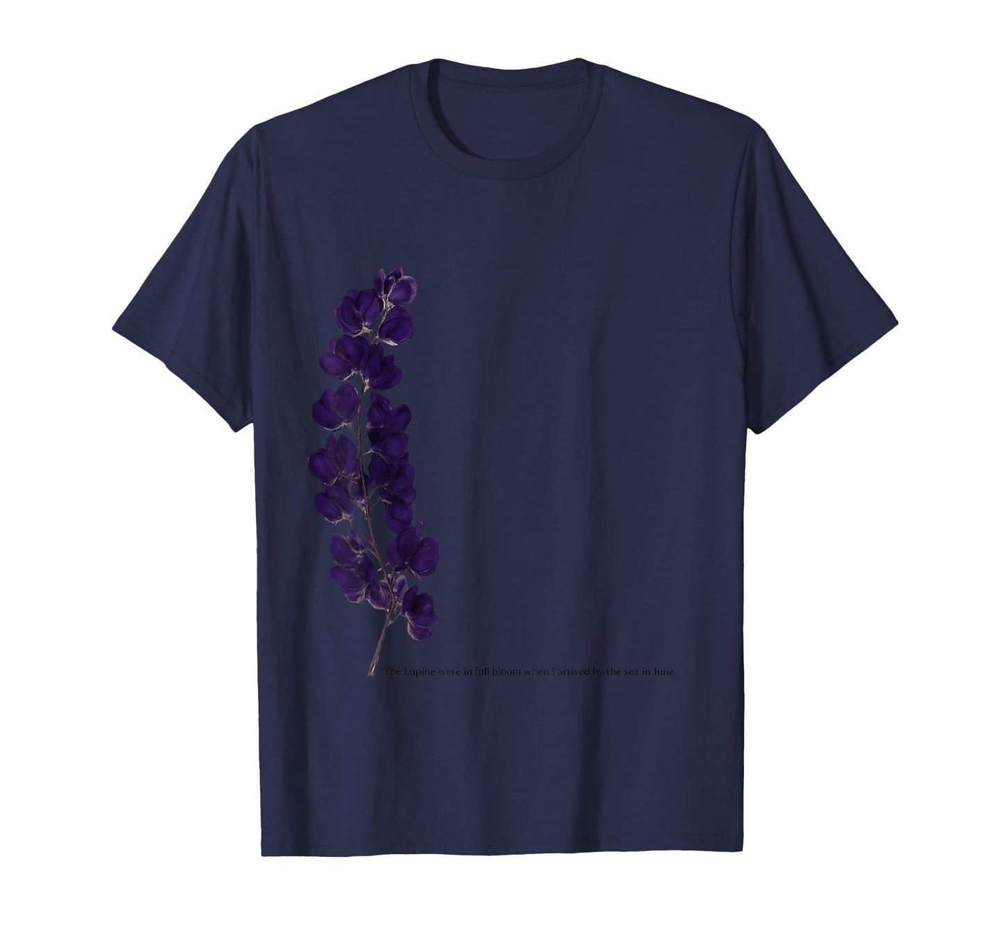 Pressed Lupine Flower T-Shirt