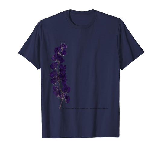 Pressed Lupine Flower T-Shirt