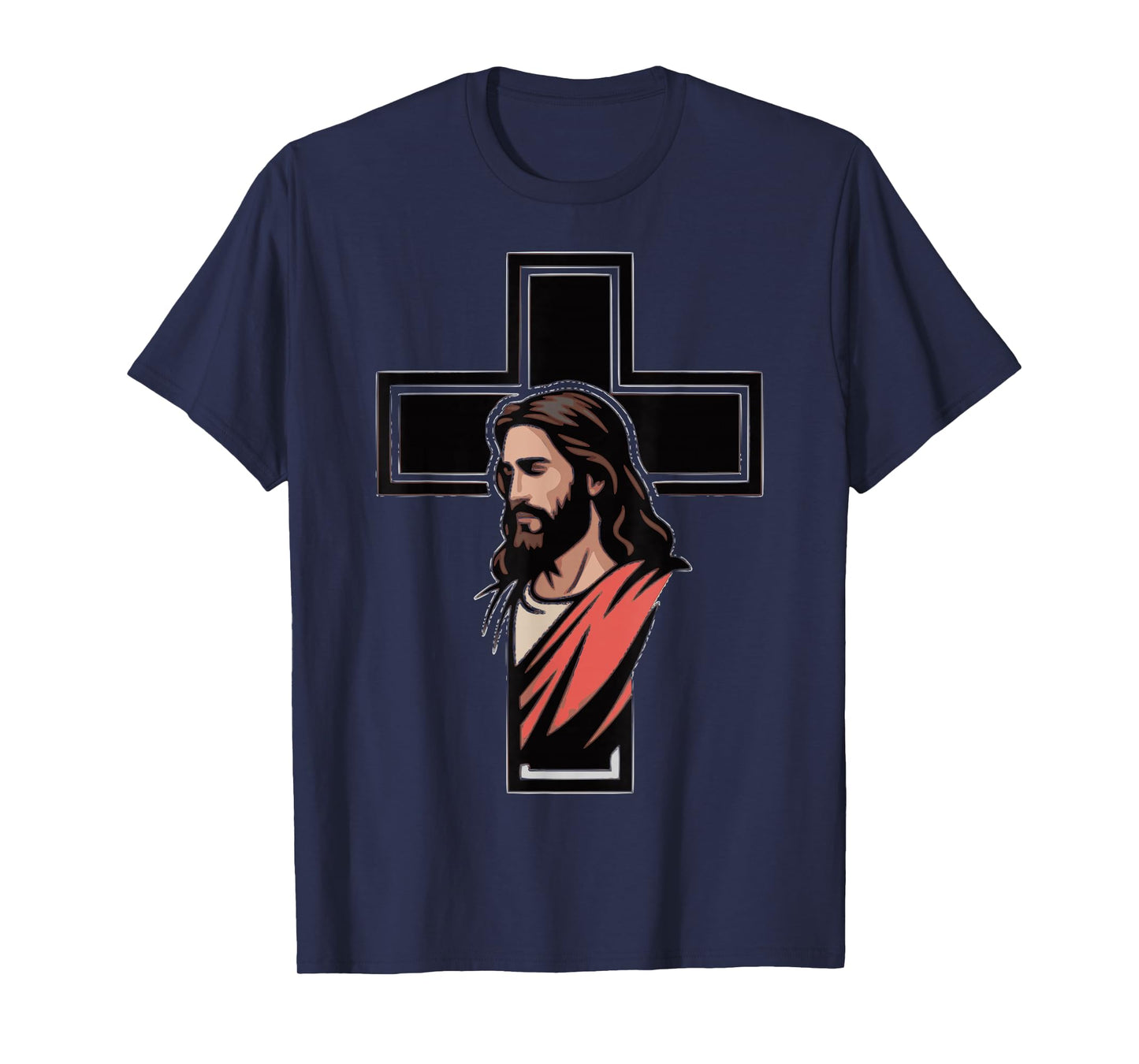 Minimalist Jesus Cross Tee – Christian Faith Shirt T-Shirt