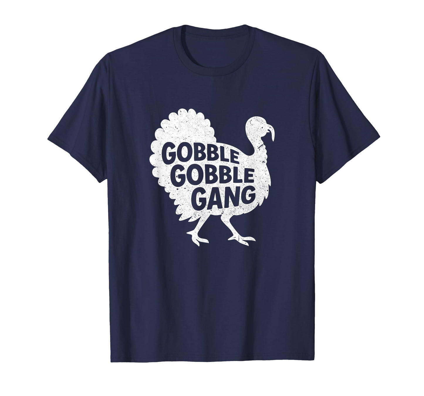 Funny Gobble Gang Turkey Squad Thanksgiving Fall T-Shirt