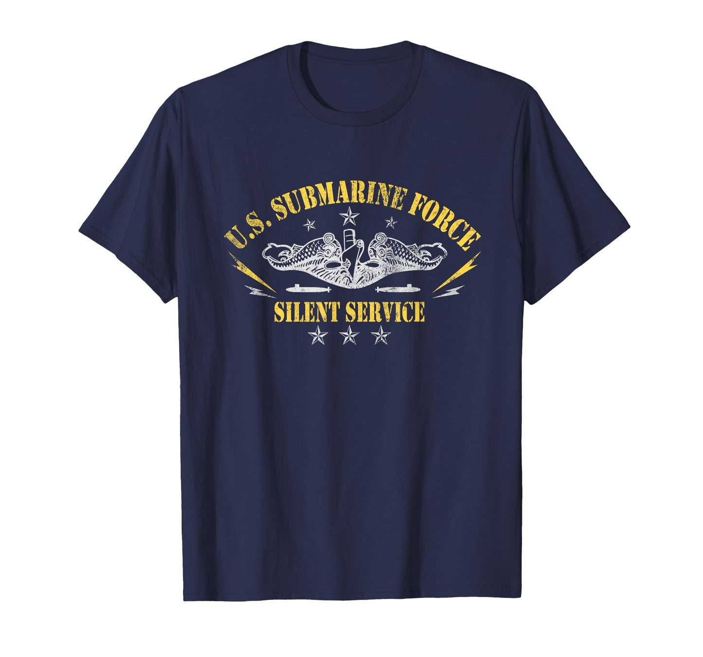 Patriotic U.S Submarines Forces Veterans Day Silent Service T-Shirt