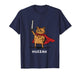 Huzzah Cat Knight Funny Sword Meme Quote T-Shirt