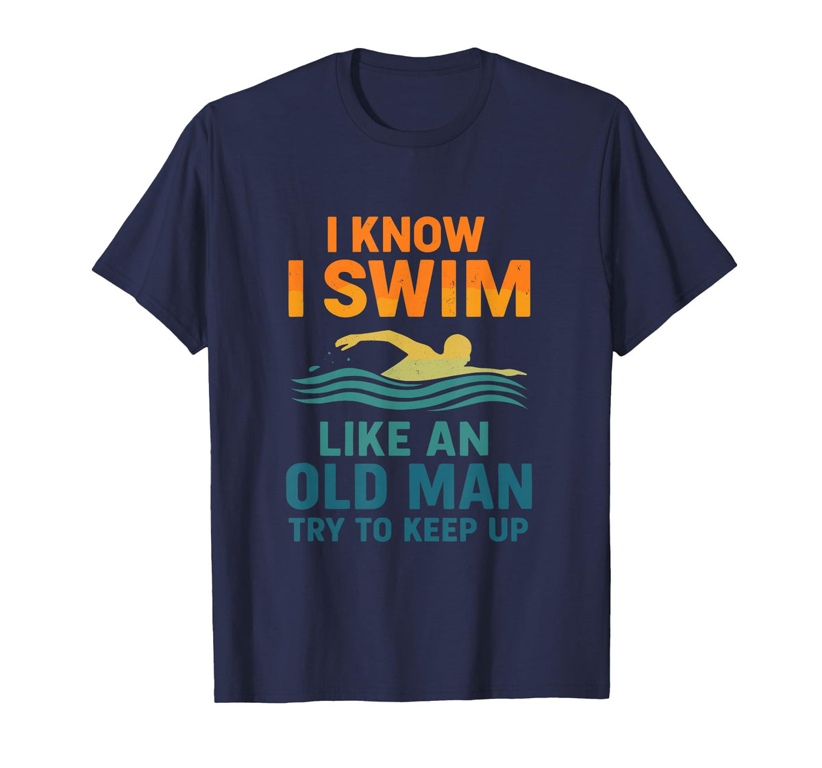 Swim Funny Swimmer Shirt Men T-Shirt