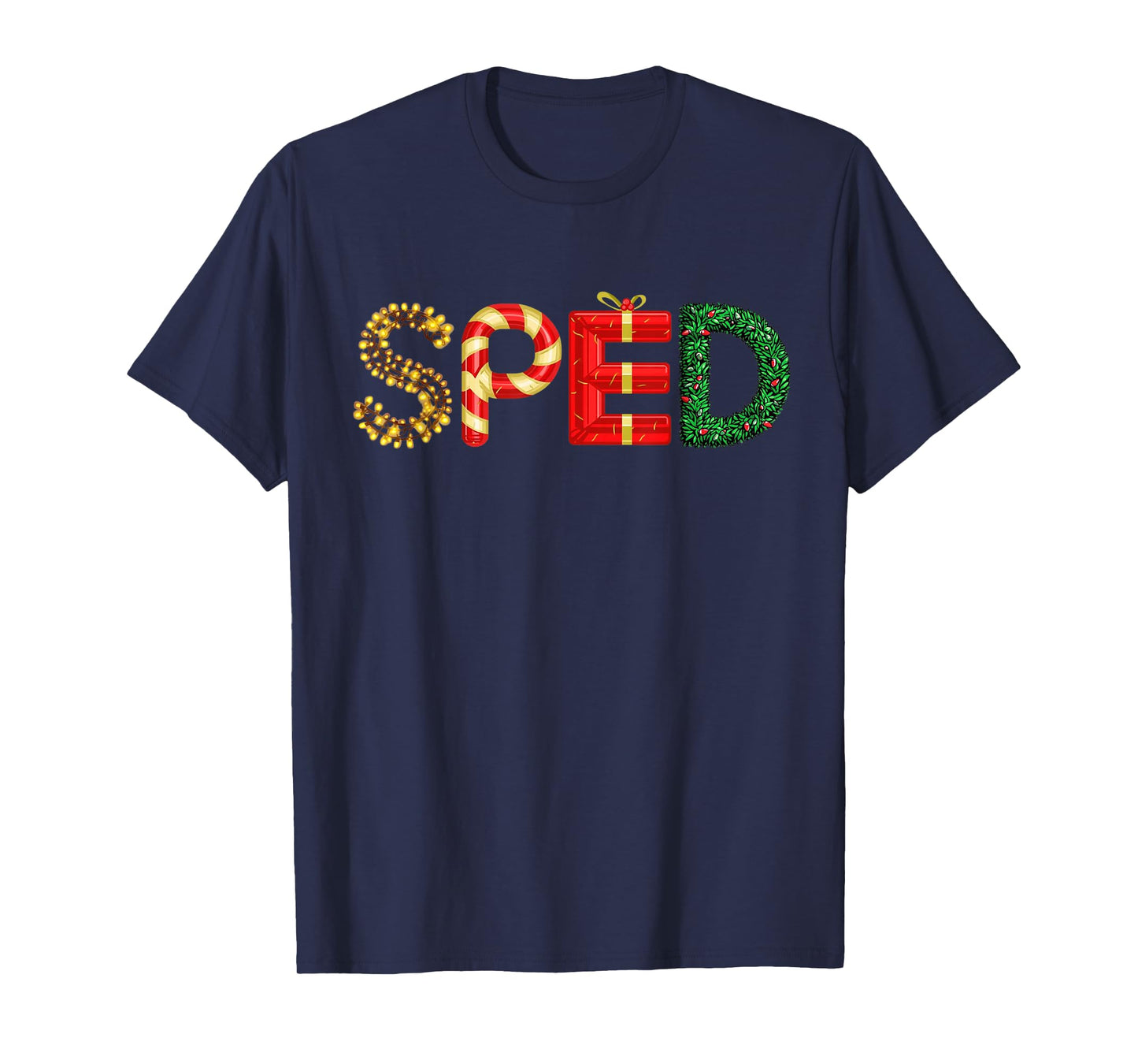 Special Education Teacher SPED Christmas Squad School Team T-Shirt