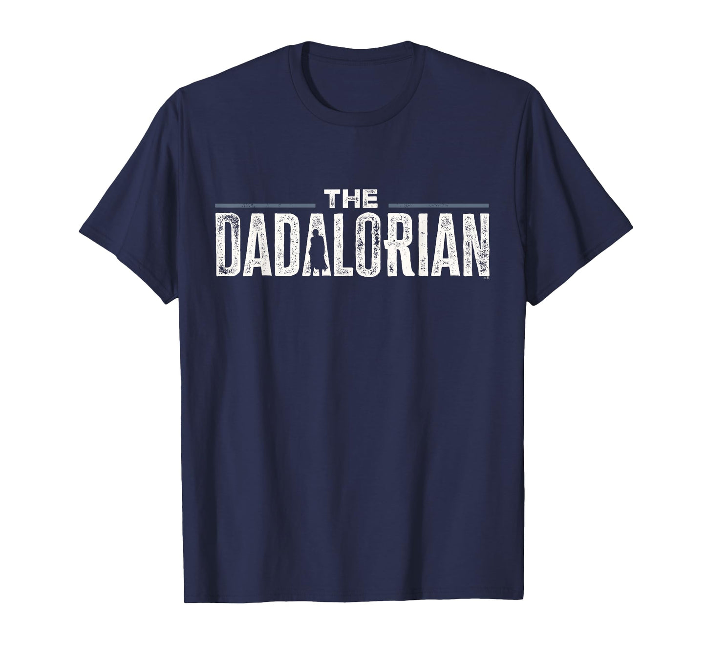 Star Wars The Mandalorian "The Dadalorian" Weathered Logo T-Shirt