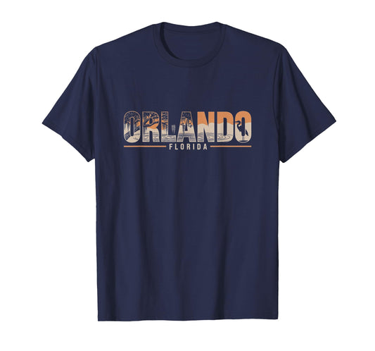 Retro Orlando Florida Design T-Shirt