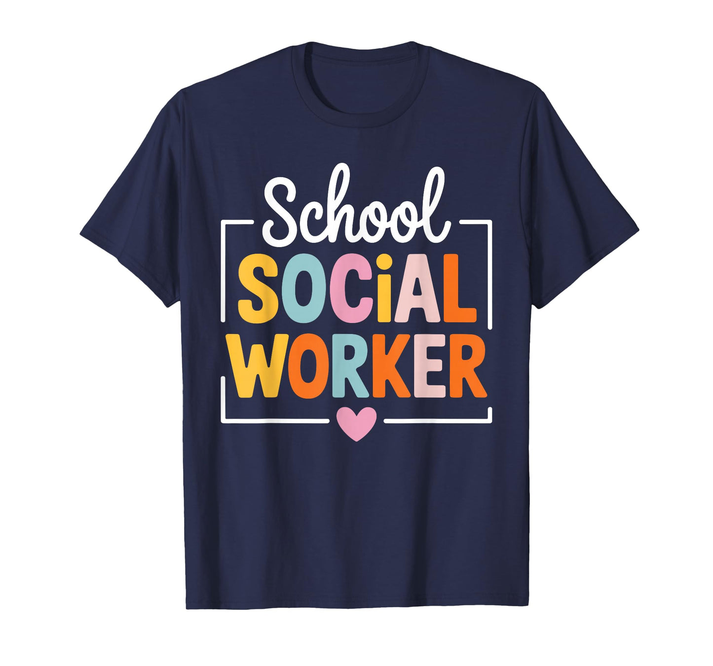 Social Worker Art for Men Women Assistant Social Worker T-Shirt