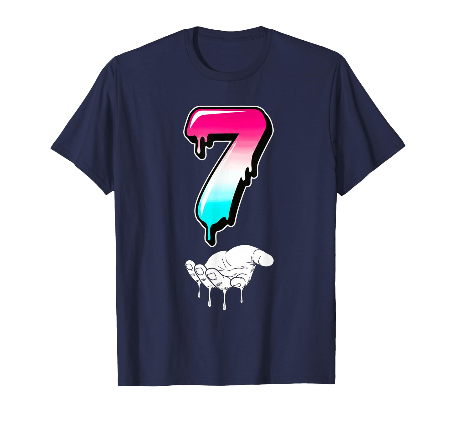 Cool Six Seven 6 7 Meme Gen Alpha Slang Costume Matching T-Shirt