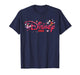 Disney Mickey & Minnie Valentine's Day 2026 Script Logo Trip T-Shirt