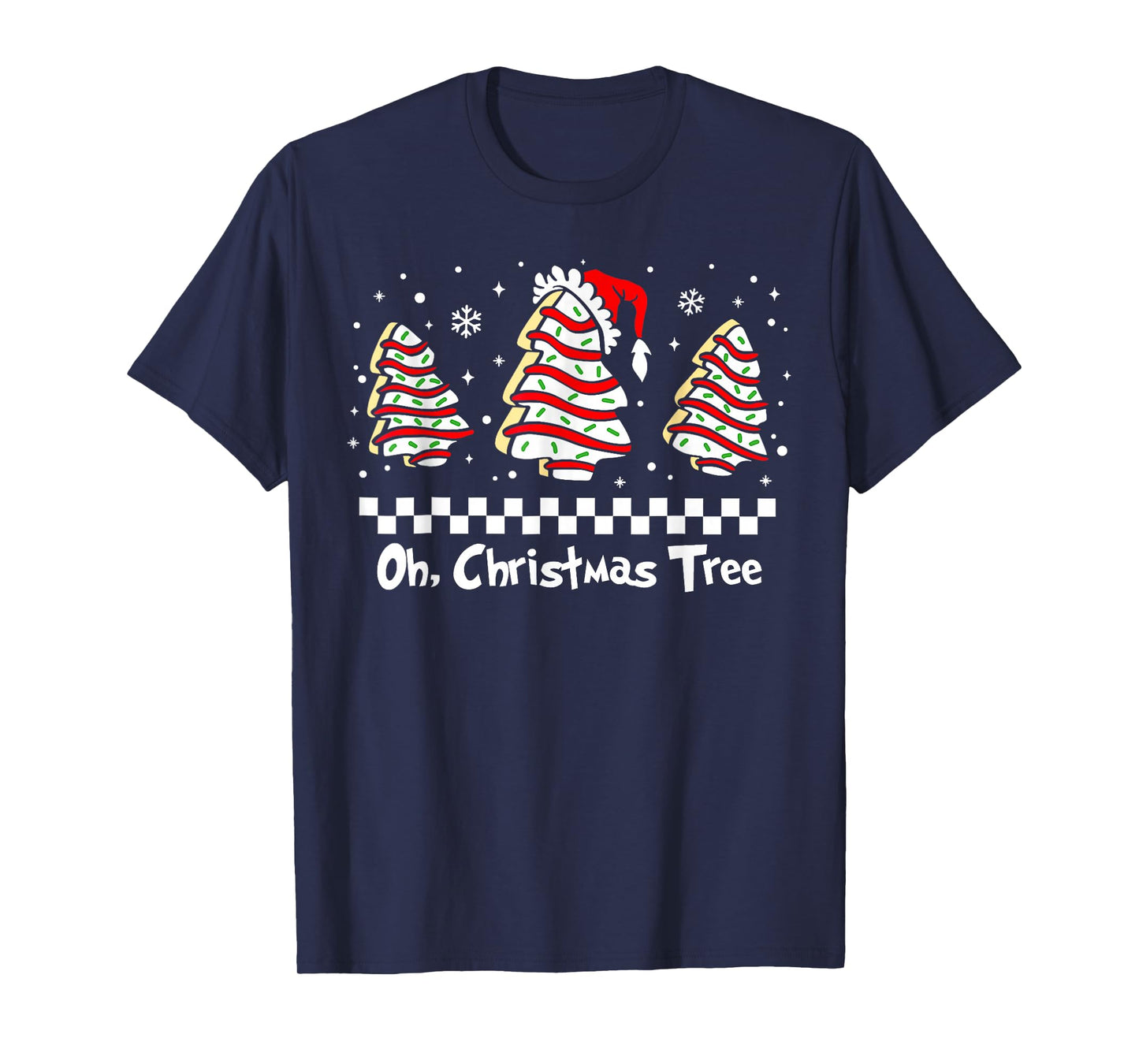 Oh Christmas Tree Groovy Cakes Debbie Becky Jen Cake Lovers T-Shirt