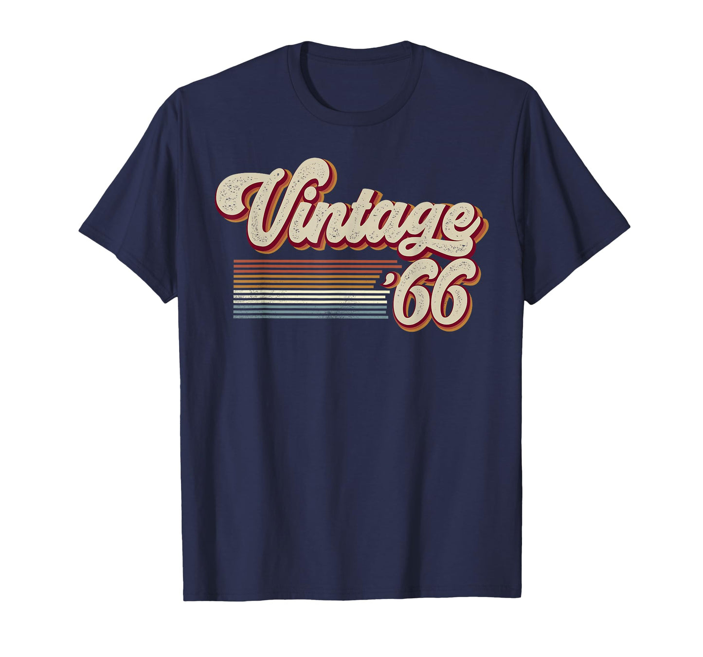 Vintage 1966 Retro Sunset Classic 60-Year-Old 60th Birthday T-Shirt