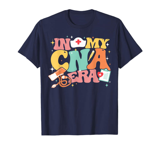 Groovy in My CNA Era Nurse Certified Nursing Assistant Women T-Shirt