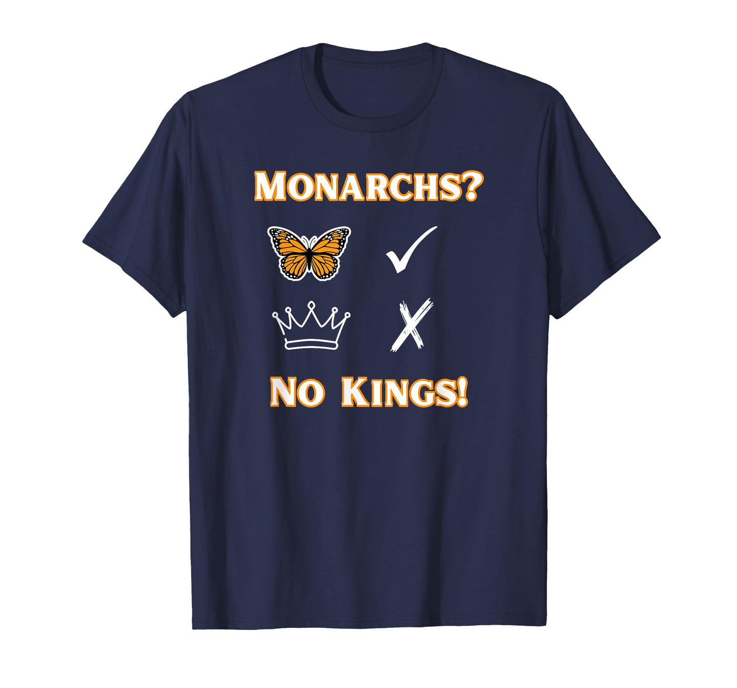 Monarch Butterflies, Not Kings/No Kings Day Oct 18 T-Shirt