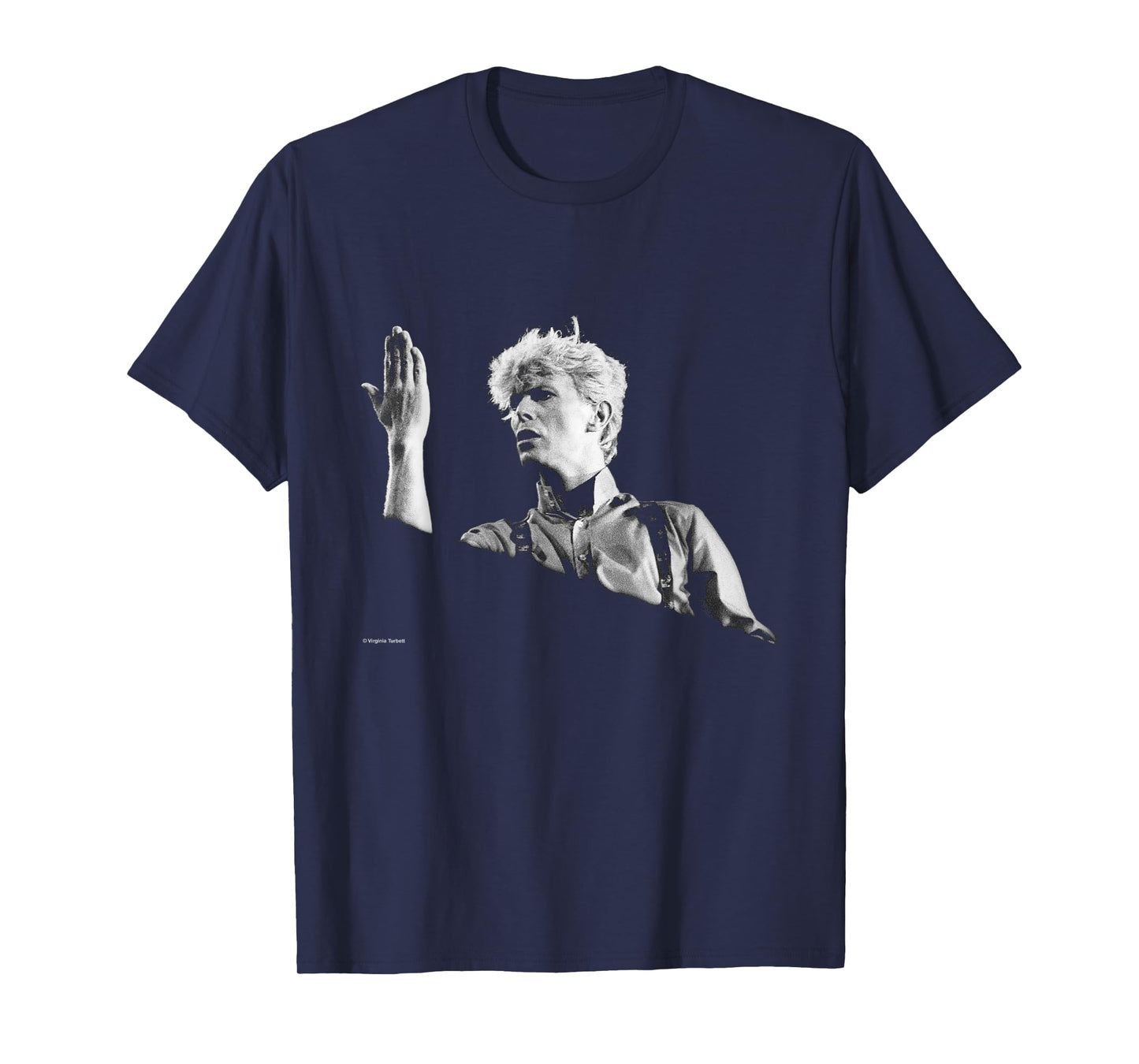 David Bowie Serious Moonlight Tour Live by Virginia Turbett T-Shirt