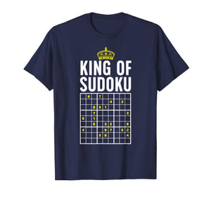 Best Sudoku Art for Men Dad Boys Sudoku Player Sudoku Lover T-Shirt