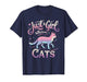 Just a Girl Who Loves Cats Men Women T-Shirt T-Shirt