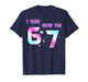 7th Birthday Girl I was 6 Now Im 7 Year Old Kpop Kids Family T-Shirt