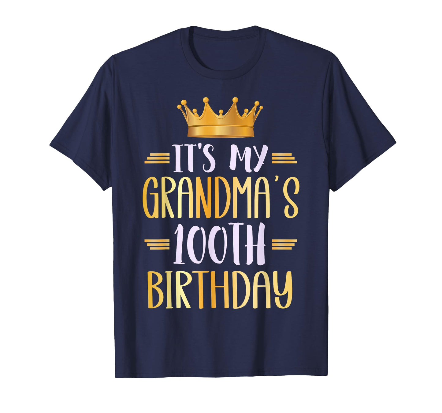 It's My Grandma's 100th Birthday Happy 100 Years Old T-Shirt