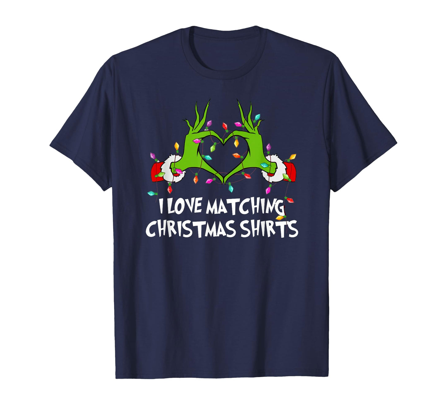 Christmas I Love Matching Shirts But I Don't Xmas Couples T-Shirt