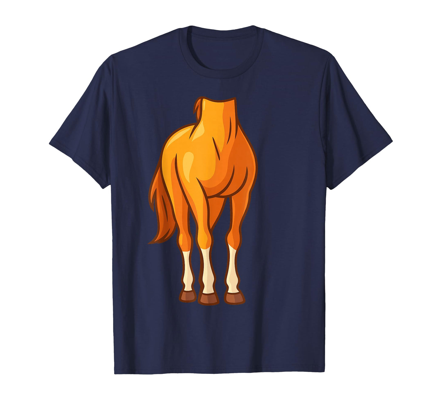 Funny Horse Body Costume Optical Illusion Gift Men Women Kid T-Shirt