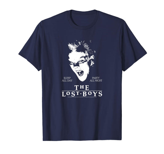 The Lost Boys Sleep All Day Party All Night David 80's Movie T-Shirt