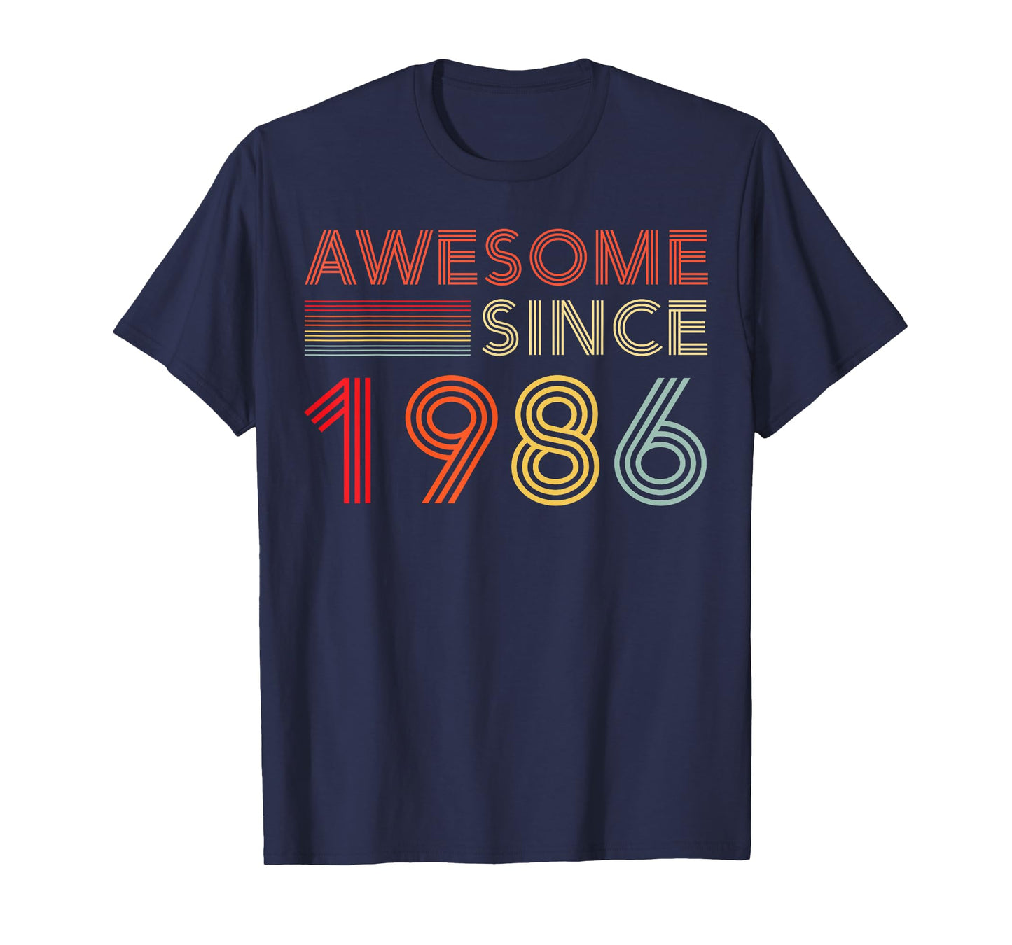 40 Birthday Decorations Men 40yr Awesome 1986 40th Birthday T-Shirt