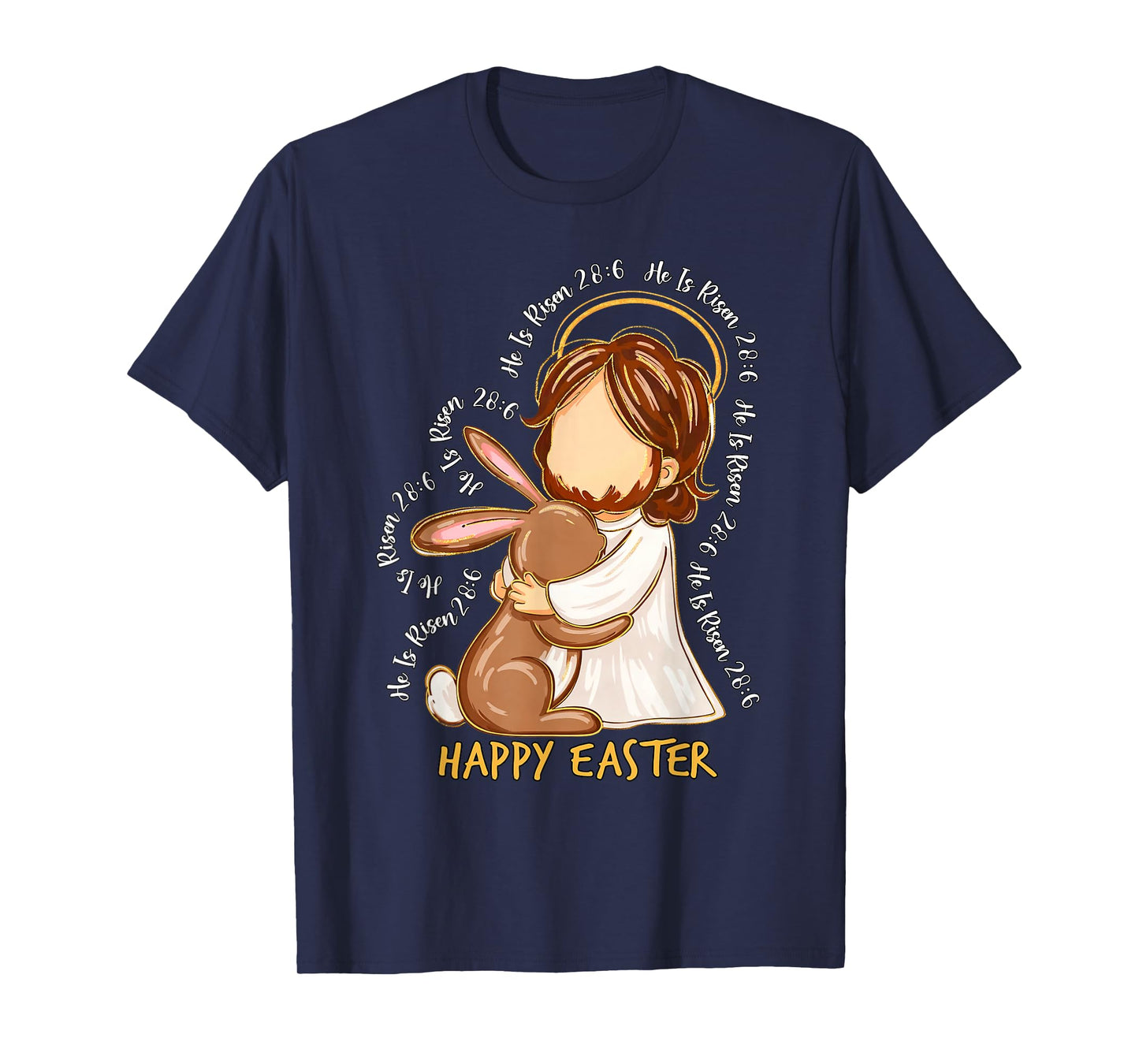 Easter Cross He is Risen Jesus Christian Men Women Kid Youth T-Shirt