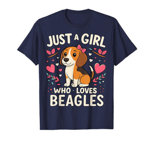Just a Girl who Loves Beagles T-Shirt