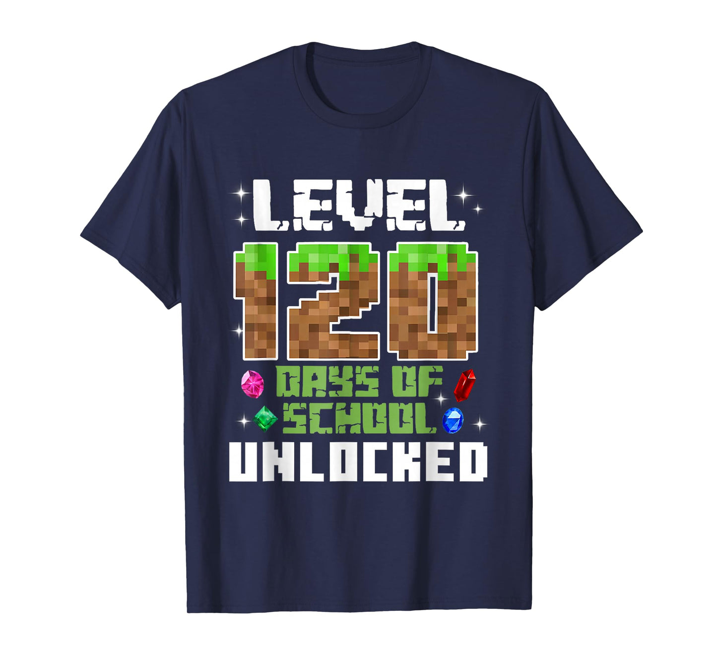 Level 120 Days of School Unlocked Gamer Boy Kids Todler T-Shirt