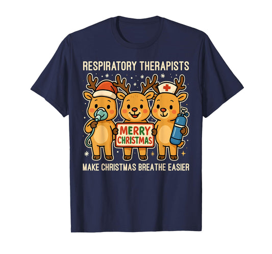 Christmas Respiratory Therapy Crew Xmas RT Nurse T-Shirt