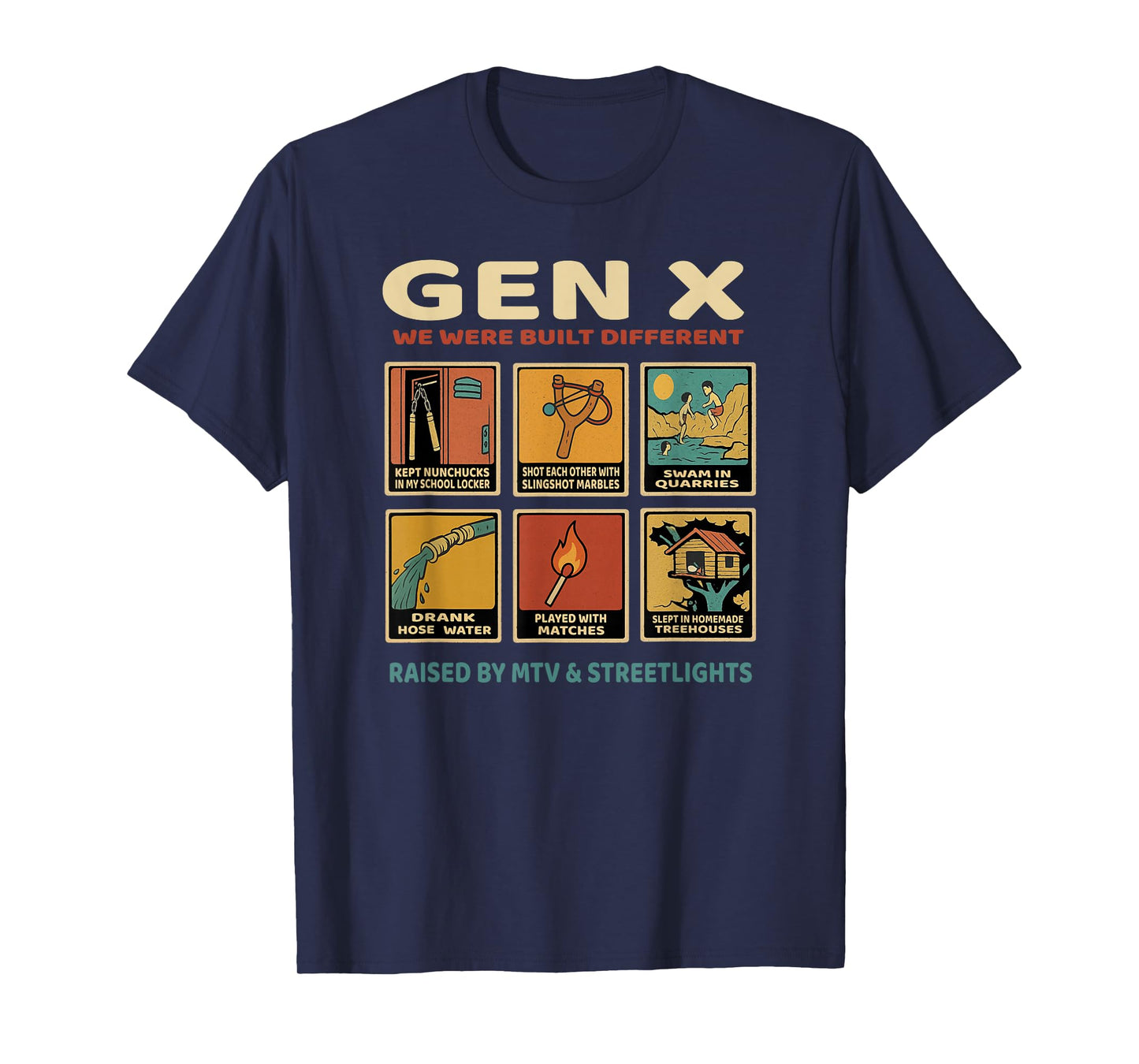 Generation X – Funny Retro Nostalgia 70s 80s 90s T-Shirt