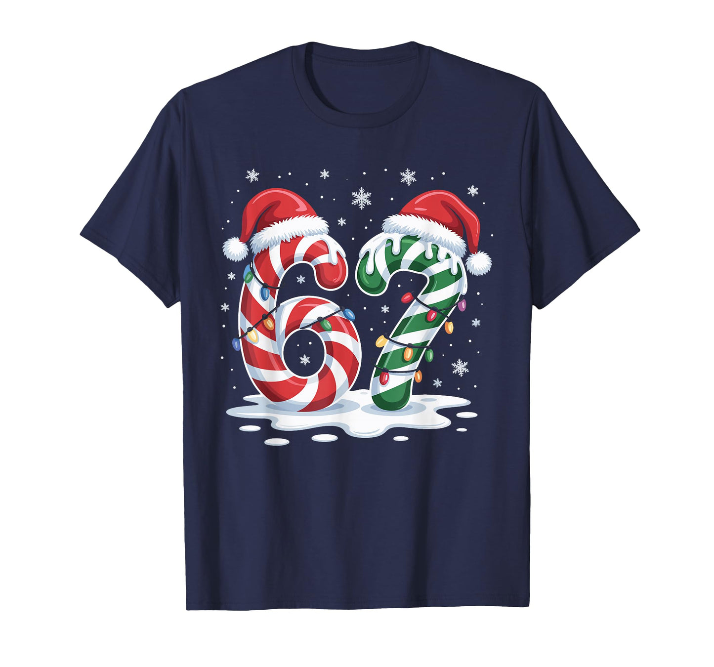 Santa Claus 67 Christmas Xmas Holiday Number 67 T-Shirt