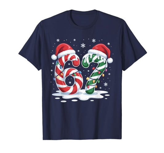 Santa Claus 67 Christmas Xmas Holiday Number 67 T-Shirt