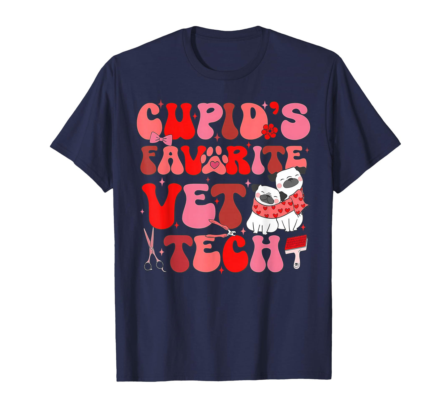 Vet Tech Valentines Day Veterinary Vet Student Veterinarian T-Shirt