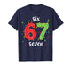 Funny 67 Christmas Costume Pajamas Holiday Outfit T-Shirt