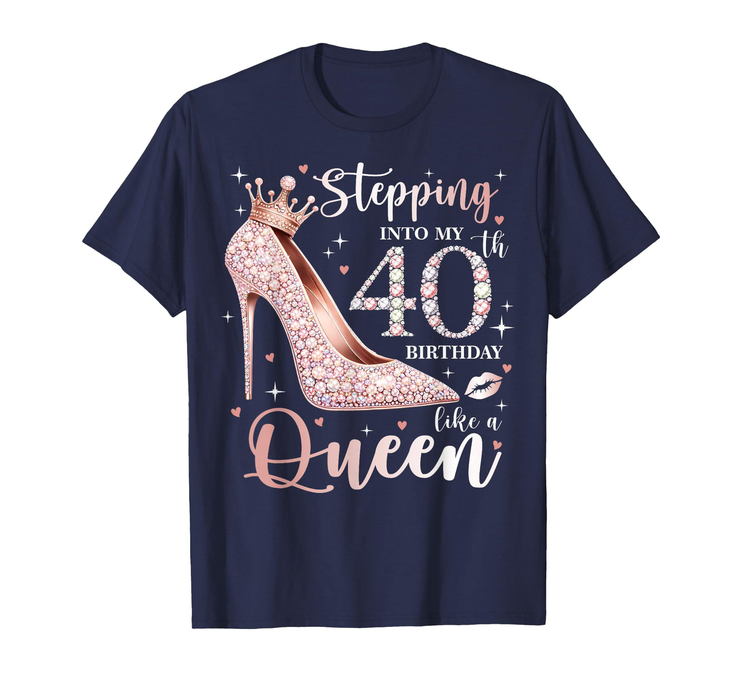Stepping Into My 40th Birthday 40 Years Old Women T-Shirt