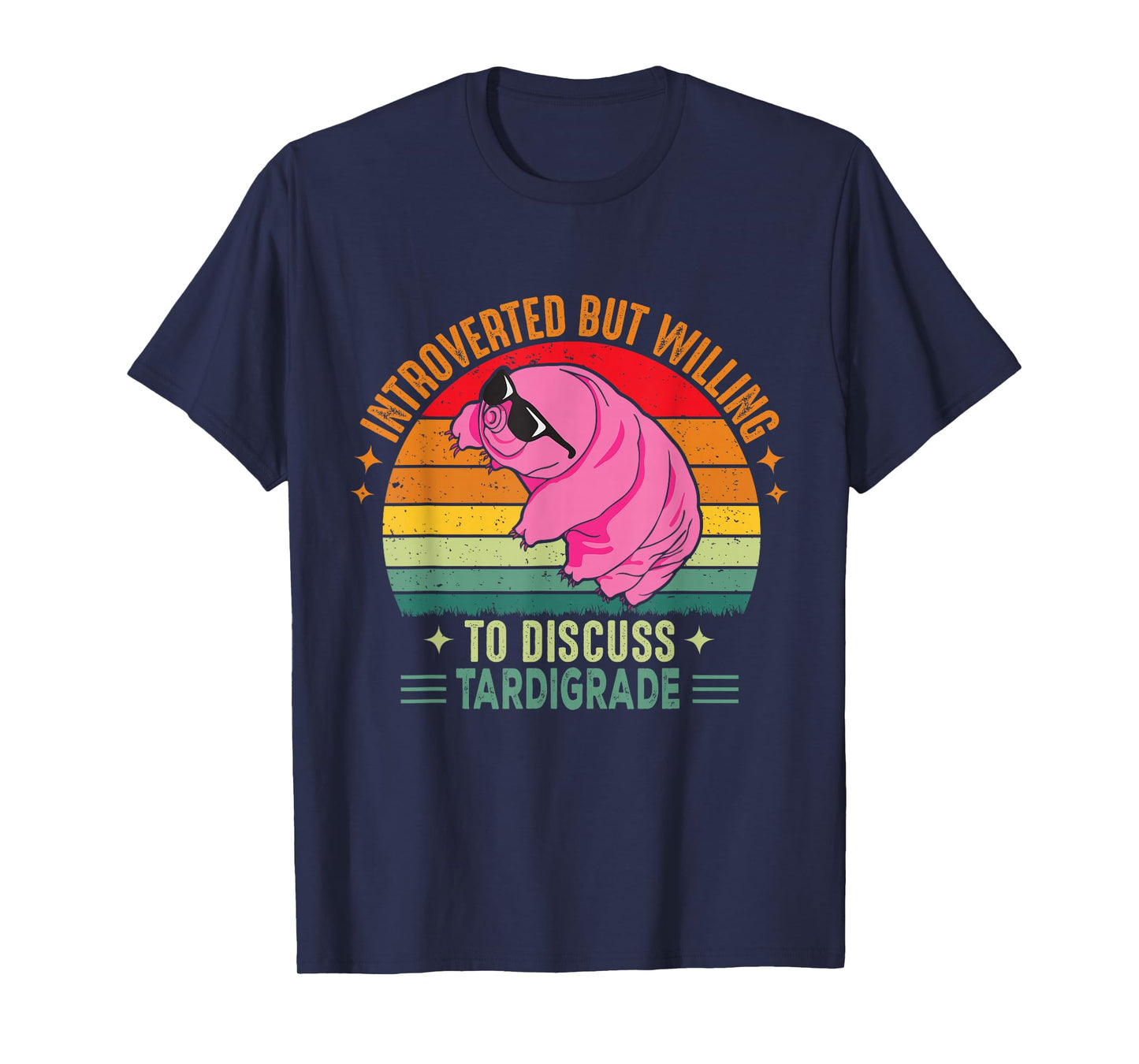 Microbiology Science Nerd STEM Introvert Tardigrades Lover T-Shirt