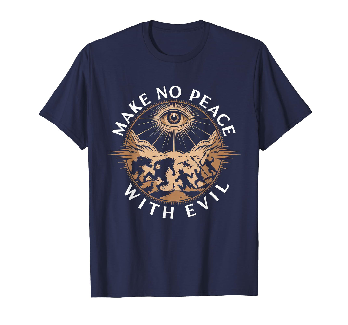 Make No Peace with Evil Tshirt Archangel Michael Jesus God T-Shirt