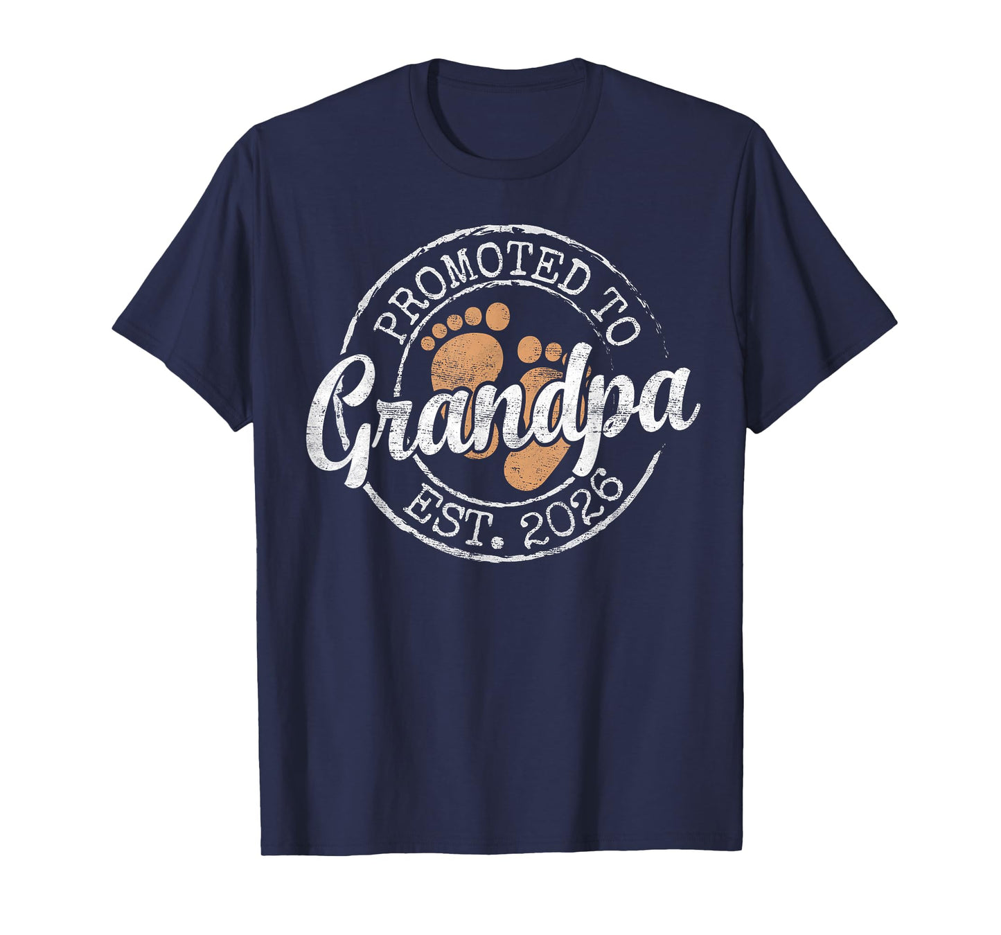 Promoted to Grandpa Est 2026 First Time Grandfather to Be T-Shirt