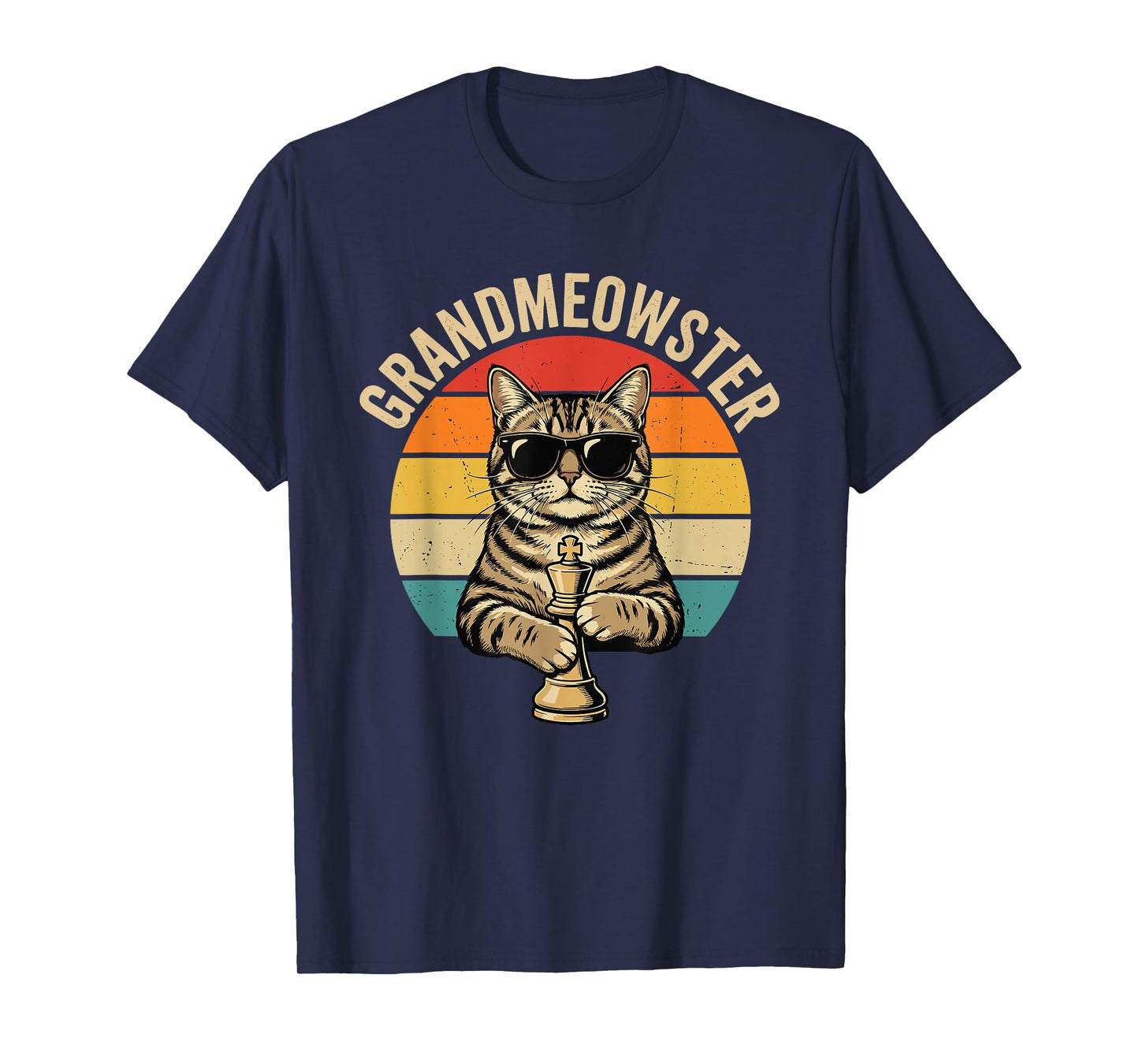 Chess Cat, Funny GrandMeowster T-Shirt