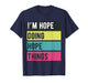 Doing Hope Things Funny Personalized Names Retro T-Shirt