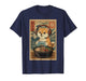 Kawaii Japanese Ramen Dog Retro Gaming Shirts for Men T-Shirt