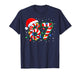 Funny Six Seven 67 Meme 6 7 Christmas Candy Cane Boys Kids T-Shirt