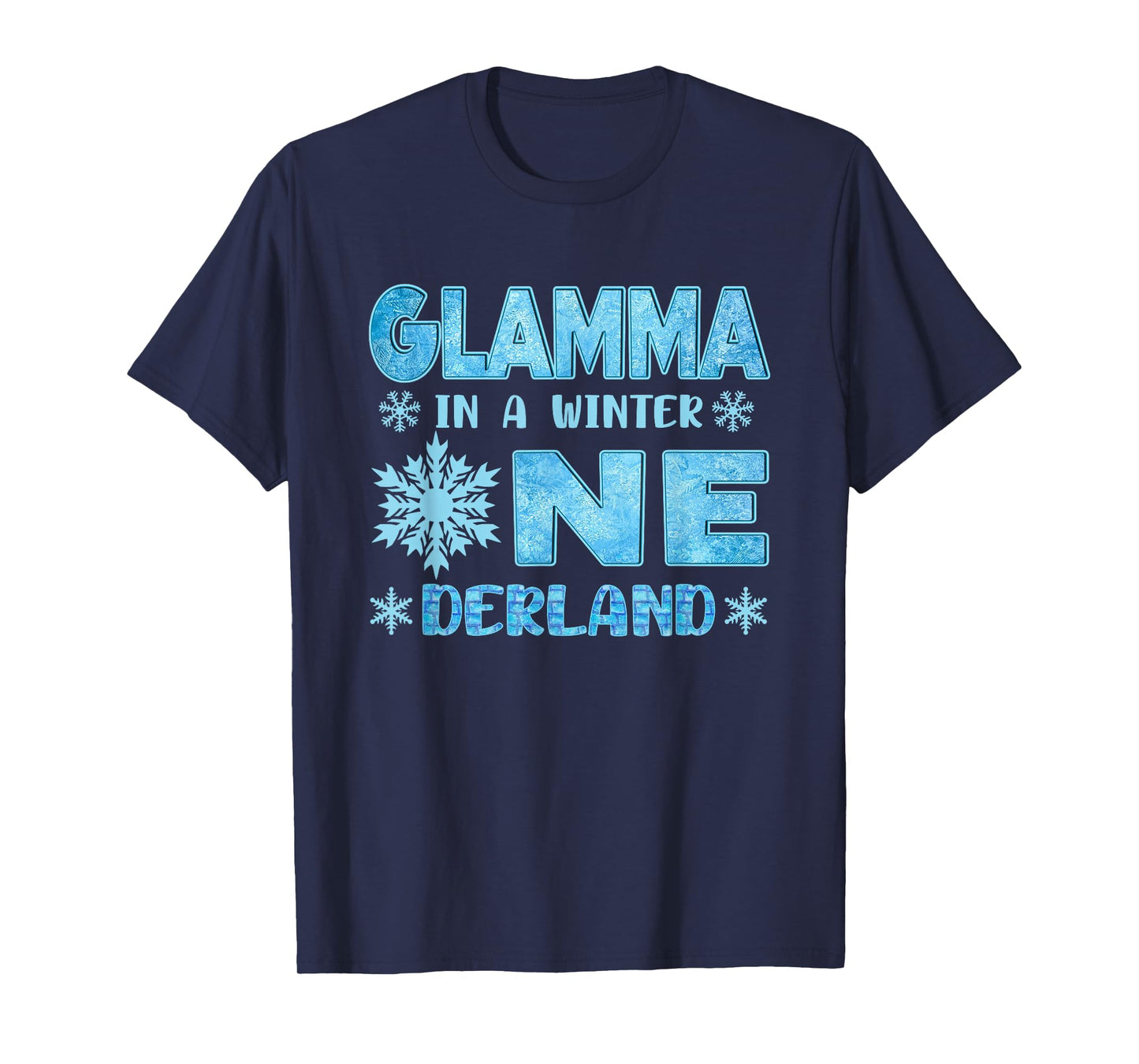 Glamma in A Winter Onederland Bday Girl Sweet Snowflake T-Shirt