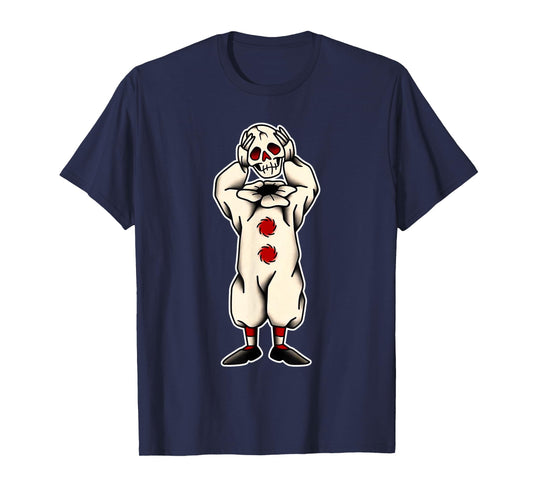 Clown Skull Spooky Trick-or-Treat T-Shirt