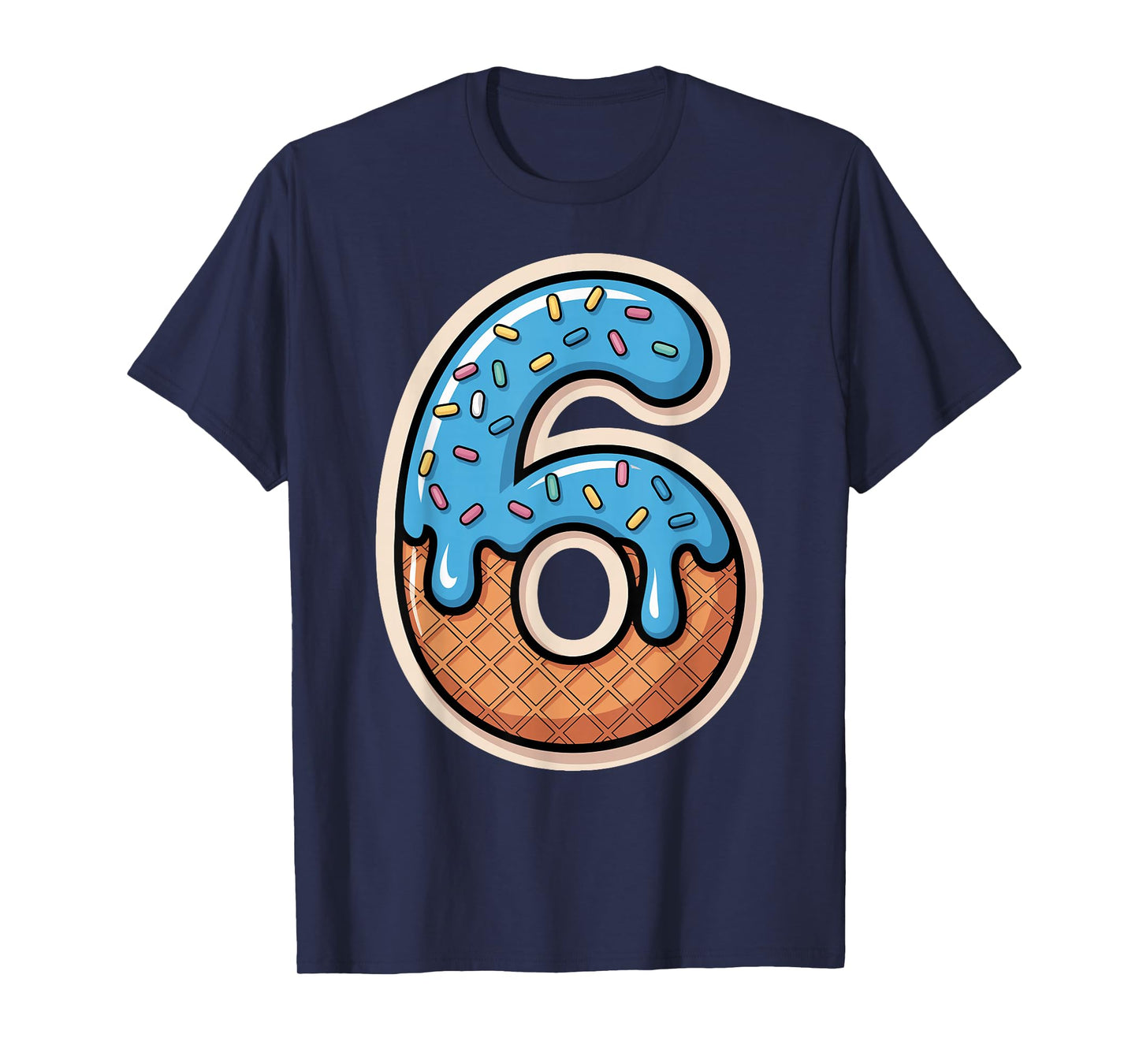 67 Halloween Costume Duo Matching Number 6 and 7 Ice Cream T-Shirt