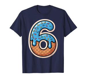 67 Halloween Costume Duo Matching Number 6 and 7 Ice Cream T-Shirt