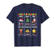 Christmas Jolly Syllables Teacher Students Funny Six Types T-Shirt