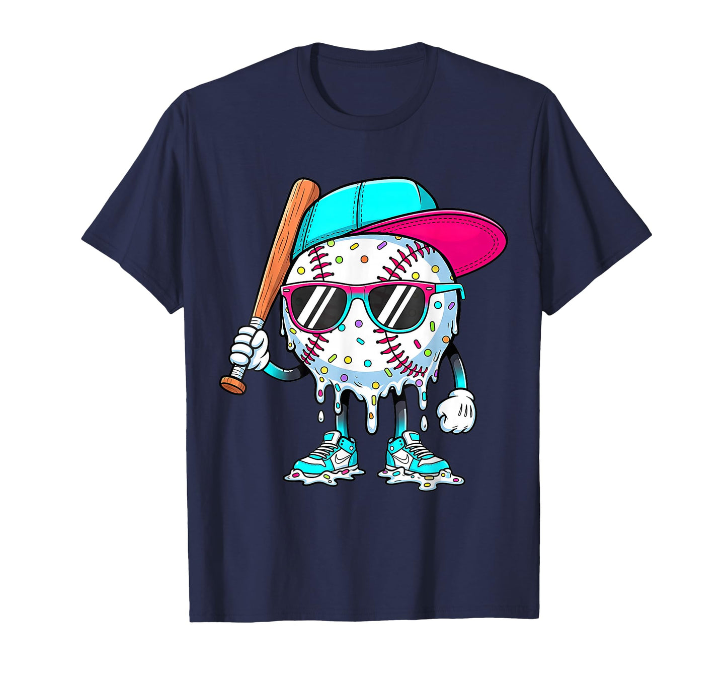 Baseball Life Style 101 Apparel Youth Drip Baseball Boys Kid T-Shirt